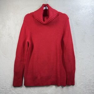 Banana Republic Red Cowl Neck Sweater